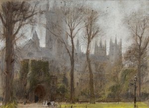 Canterbury by Albert Goodwin