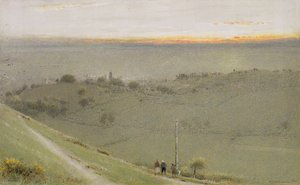 Glastonbury, 1924-25 by Albert Goodwin