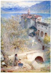Locarno, Lake Maggiore, 1905 by Albert Goodwin
