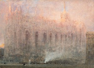 Milan Cathedral by Albert Goodwin
