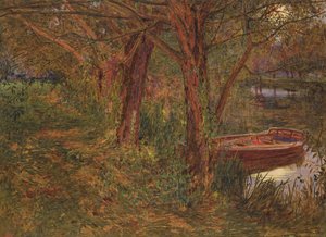 The River at Dusk by Albert Goodwin