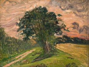 Evening Landscape. Tisvilde by Albert Gottschalk