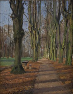 An Avenue in Søndermarken, Frederiksberg