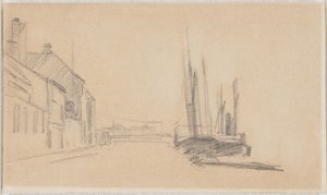 Helsingør Harbor by Albert Gottschalk