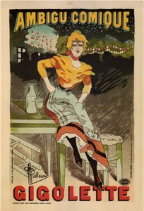 Ambigu Comique, Gigolette by Albert Guillaume