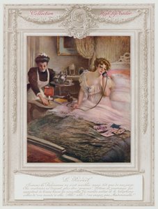 Belle Epoque Paris, Fashionable lady waking up