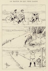 A Match or Who Loses Wins by Albert Guillaume
