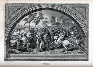 Attila after Raphael by Albert Henry Payne