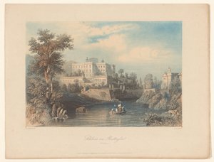View of Castello del Catajo in Battaglia Terme Schloss zu Battaglia (Padua) (title on object)