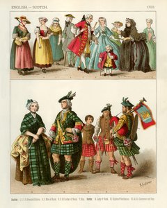 English and Scotch Costumes 1700