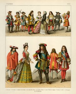 French Costumes 1600 by Albert Kretschmer