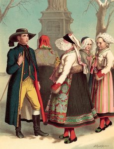 German Costume, Bohmen, Kreis Pilsen