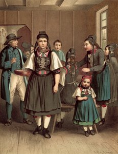 German Costume, Grossherzogthum Hessen Amt Biedenkopf by Albert Kretschmer
