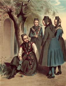 German Costume, Grossherzogthum Hessen, Hochweisel u Pohlgons