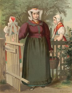 German Costume, Preussen (Provinz Schlesien), Tannhausen by Albert Kretschmer