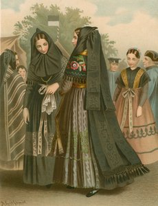 German Costume, Province of Saxony, Dannstedt