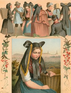 German Costume, Thuringen by Albert Kretschmer