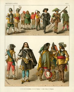 Netherlands Costumes 1600 by Albert Kretschmer
