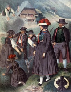 Peasants in the Surroundings of Baden by Albert Kretschmer