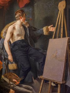 A Girl from Amager Selling Fruit in an Artist’s Studio (detail)
