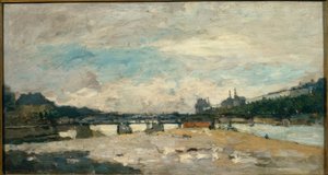 Bank of the Seine in Paris, After the Storm