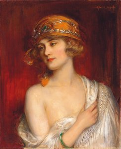 A Young Beauty by Albert Lynch