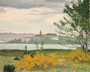 Fontarabie, View from Hendaye, The Walker by Albert Marquet