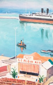 The Open-Air Theatre, Algiers (detail) by Albert Marquet