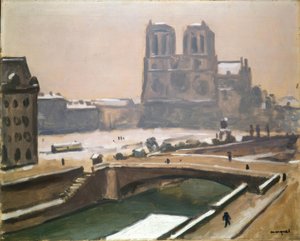 Notre-Dame in the Snow
