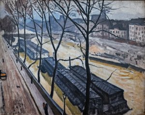 Paris in Winter. Quai Bourbon by Albert Marquet