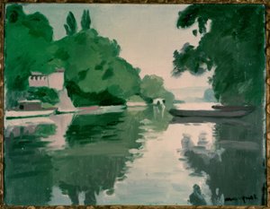 Landscape at Chenevières by Albert Marquet