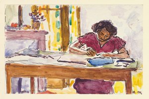 Room at Vernet-les-Bains by Albert Marquet