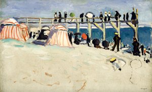 The Boardwalk at Sainte-Adresse by Albert Marquet
