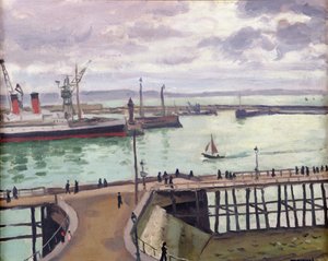 The outer harbour of Le Havre, l