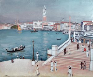 Venice, Bacino S. Marco / Painting by A. Marquet