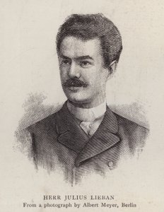 Julius Lieban, German opera singer by Albert Meyer