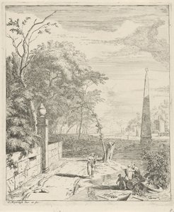 Landscape with an Obelisk