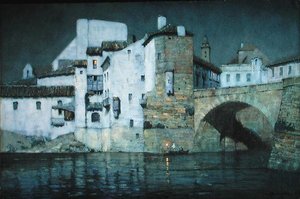 Moonlight, Puente Genil, Spain