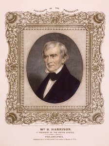 US president William Henry Harrison by Albert Newsam