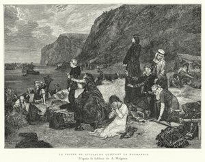 The Fleet of William Leaving Normandy by Albert Pierre René (after) Maignan