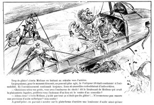 Anticipation: The Attack of the Voltigeur 39 - in The War in the 20th Century by A. Robida, ed. Georges Decaux by Albert Robida
