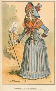 Promenade Parisienne by Albert Robida