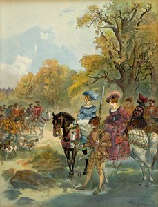 Royal Hunt of Francois I. Illustration