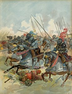 Sixth Italian War (1521-1526): Battle of Pavia, February 24 by Albert Robida