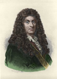 Portrait of Henry Purcell (1659-1695), English composer based on the drawing of Albert Rosenthal
