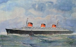 Maiden Voyage of the SS Normandie from Le Havre, 29 May