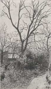 Autumn, from the portfolio of the Swedish Fine Art Print Society, 1889 by Albert Theodor Gellerstedt