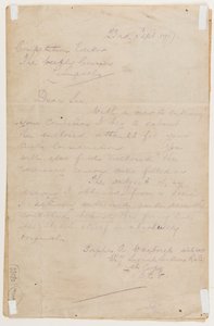 Letter to the Competition Editor, 23 September 1917 by Albert Warbrick