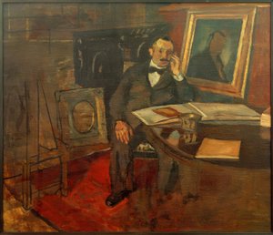 Portrait of Ludwig Löb Prager by Albert Weisgerber