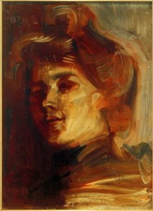 Lady with Hat by Albert Weisgerber